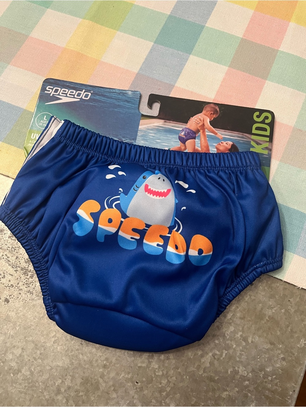 Speedo Royal Blue Kids Swim Diaper